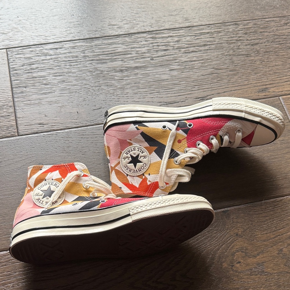 Converse Women's Colorful Geometric High-Tops